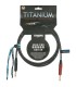 KLOTZ INSTRUMENTALNI TI-0600PSP TITANIUM 6m KABEL