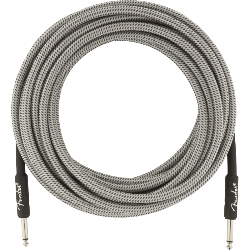 FENDER INSTRUMENT PRO 25' WHITE TWEED 7,5 m KABEL