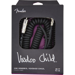 FENDER INSTRUMENT JIMI HENDRIX VOODOO CHILD BLK 9 m KABEL