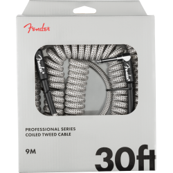 FENDER INSTRUMENT PRO COIL 30' WHT TWD 9 m KABEL