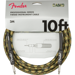 FENDER INSTRUMENT PRO 10' WDLND CAMO 3 m KABEL