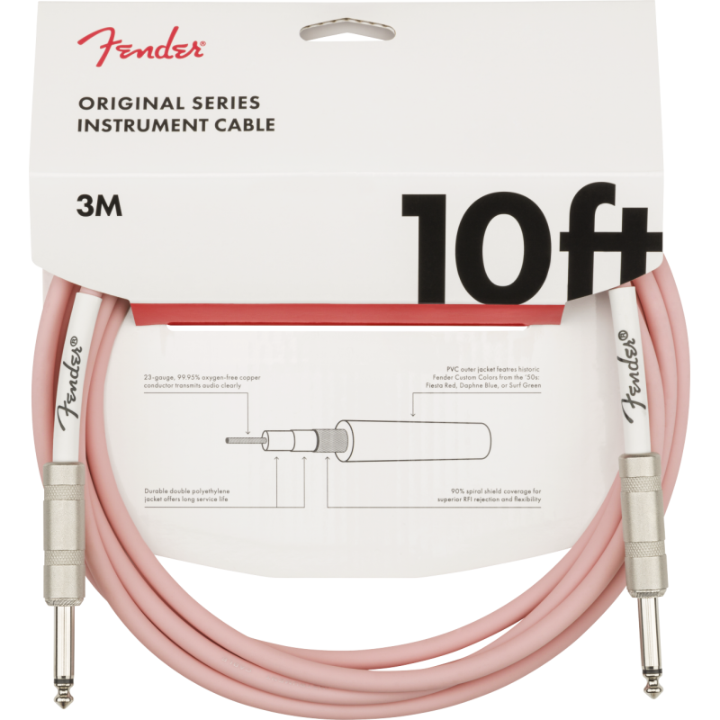FENDER INSTRUMENT ORIGINAL 10' SHP 3 m KABEL