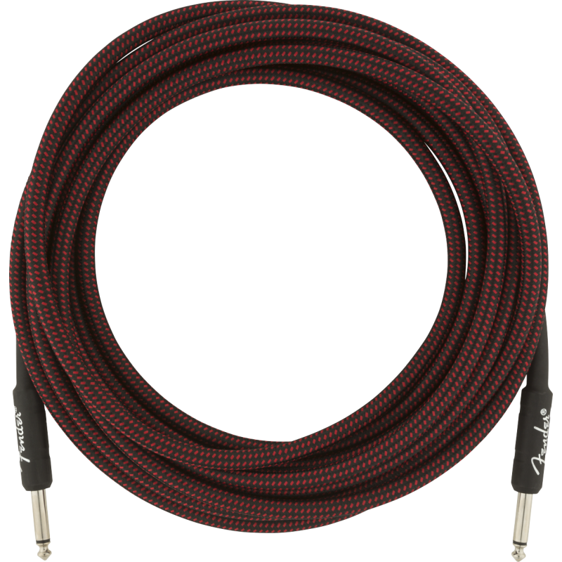 FENDER INSTRUMENT PRO 18.6' RED TWEED 5,5 m KABEL