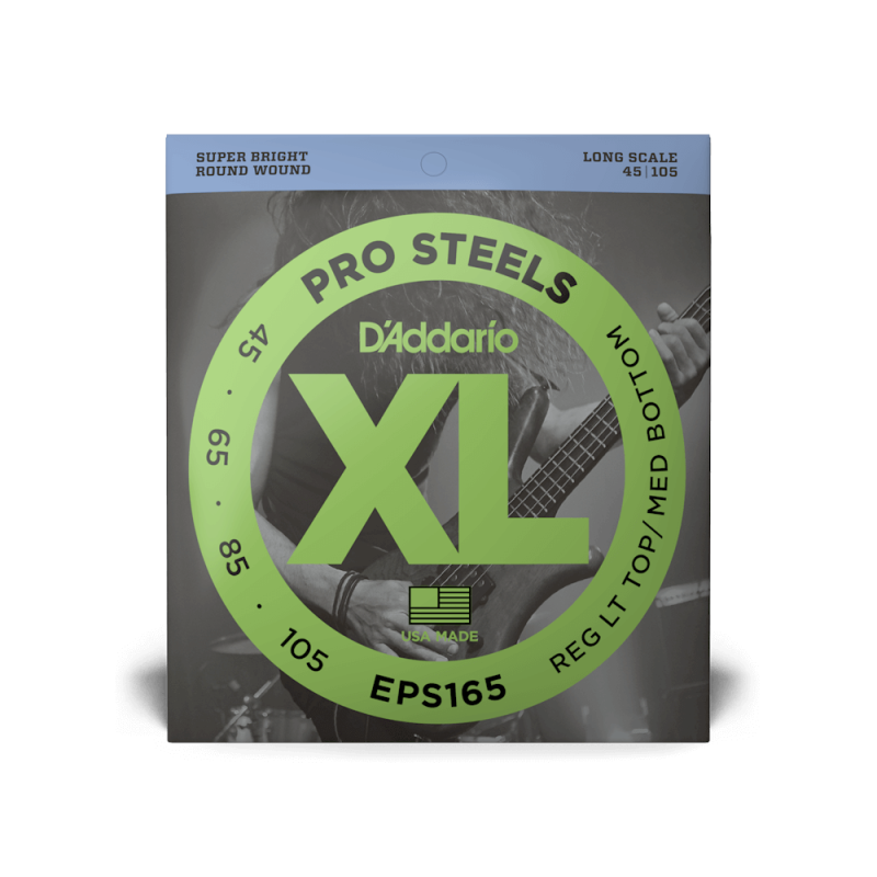 DADDARIO BASS EPS165 45-105 pro steels ŽICE