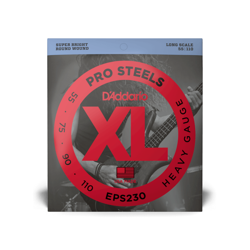 DADDARIO BASS EPS230 55-110 pro steels ŽICE