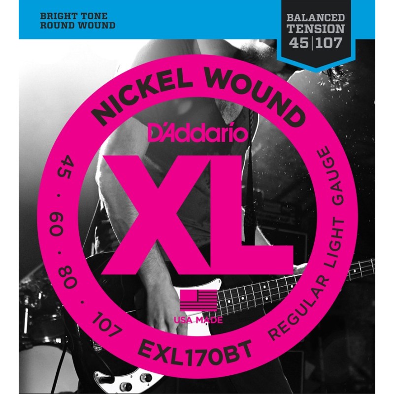 DADDARIO BASS EXL170-BT 45-107 balanced tension ŽICE