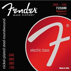 FENDER BASS 7250M 45-105 Nickel Plated Steel, Long ŽICE