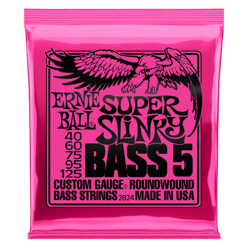 ERNIE BALL BAS ROUNDWOUND 5-STRING SUPER SLINKY 40-125 ŽICE