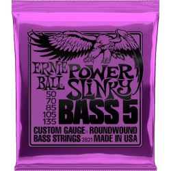 ERNIE BALL BAS ROUNDWOUND 5-STRING POWER SLINKY 50-135 ŽICE