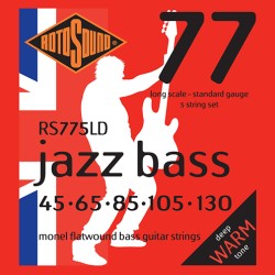 ROTOSOUND RS775LD FLATWOUND 45-130 ŽICE