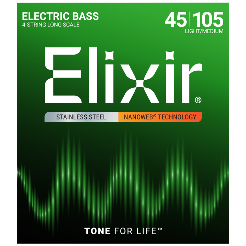 ELIXIR BAS GITARA 45-105 STAINLESS STEEL ŽICE