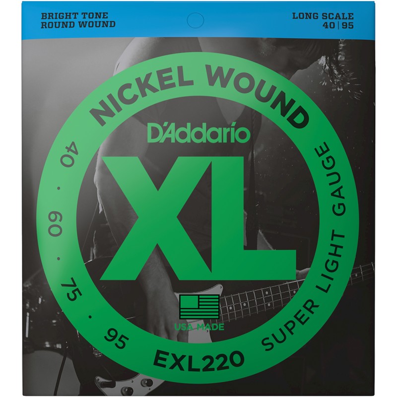 DADDARIO BASS EXL220 40-95 long scale ŽICE