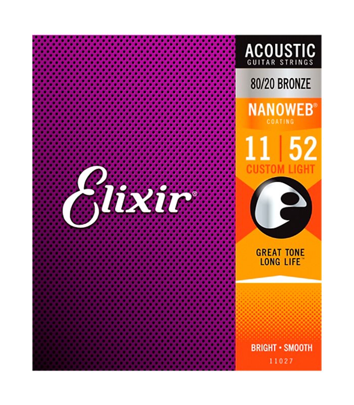 ELIXIR GITARA AKUSTIČNA 11-52 NANOWEB ŽICE