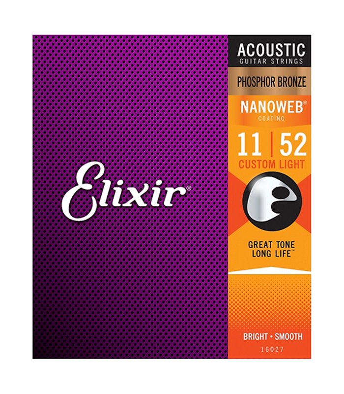 ELIXIR GITARA AKUSTIČNA 11-52 NANOWEB Phosphor Bronze ŽICE