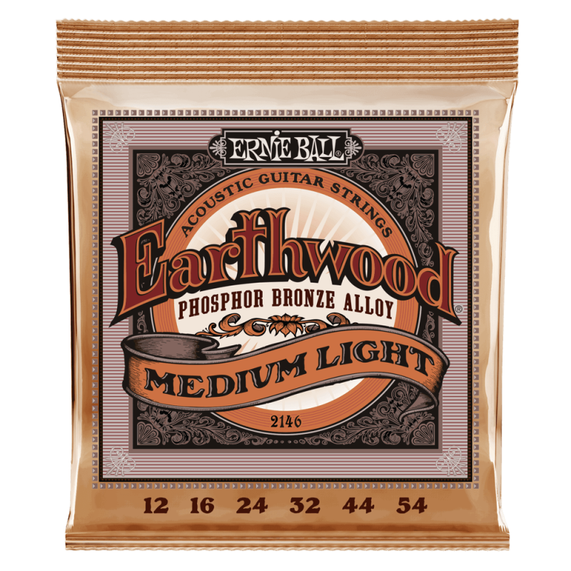 ERNIE BALL GITARA AKUSTIČNA EARTHWOOD 12-54 PB ŽICE