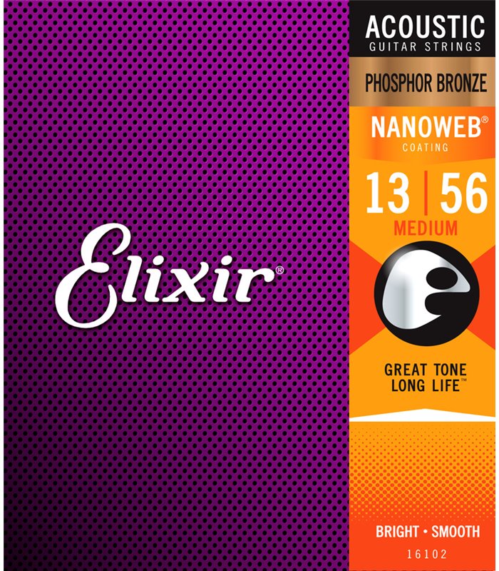 ELIXIR GITARA AKUSTIČNA 13-56 NANOWEB Phosphor Bronze ŽICE