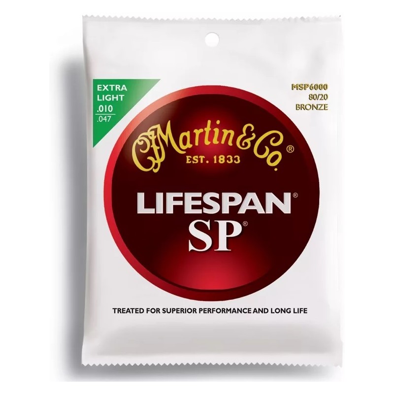 MARTIN GITARA AKUSTIČNA MSP 6000 LIFESPAN 10-47 ŽICE