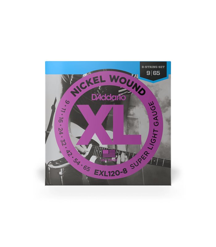D'ADDARIO ELEKTRIKA EXL120-8 09-65 8-STRING ŽICE