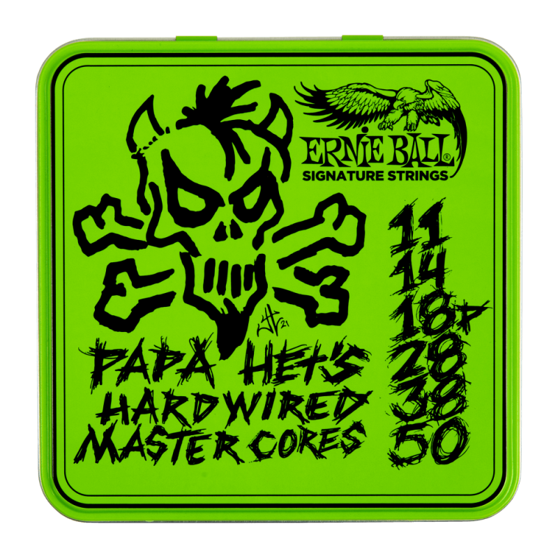 ERNIE BALL GITARA PAPA HETS HARDWIRED MASTER CORE 11-50 3 PACK ŽICE