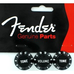 FENDER STRAT BLACK SET KAPICE POTENCIOMETRA