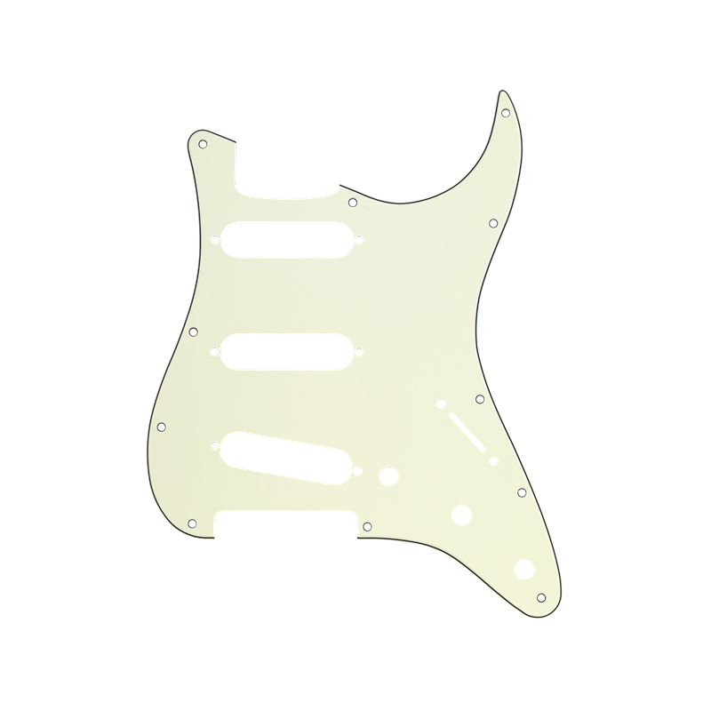 FENDER STRAT MINT GREEN 11 RUPA PICKGUARD