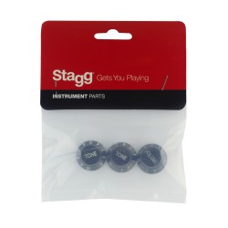 STAGG SP-KNST-BK SET KAPICE POTENCIOMETRA