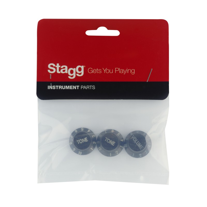 STAGG SP-KNST-BK SET KAPICE POTENCIOMETRA
