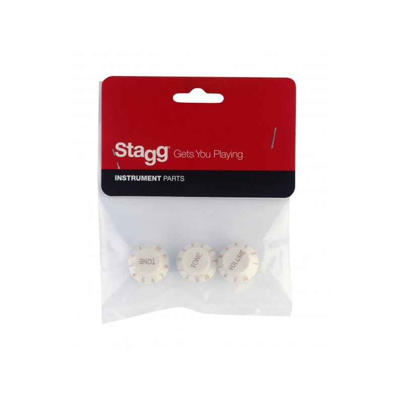 STAGG SP-KNST-WH SET KAPICE POTENCIOMETRA