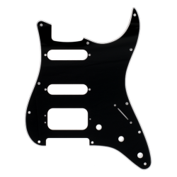 FENDER STRATOCASTER HSS BLACK 11 RUPA PICKGUARD