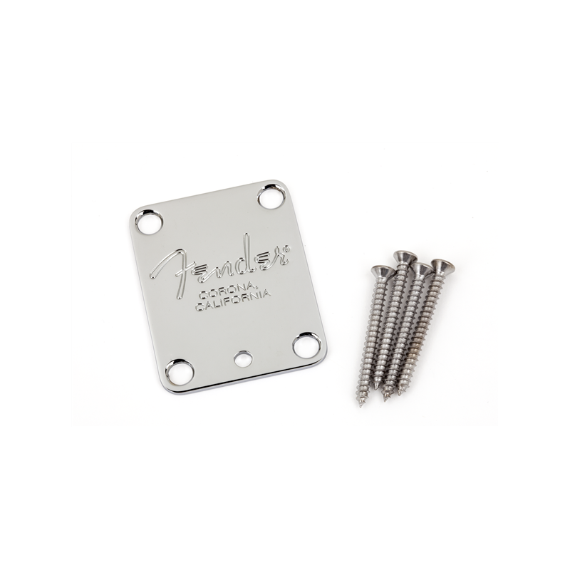 FENDER NECKPLATE CHROME STRAT PLOČICA GITARA