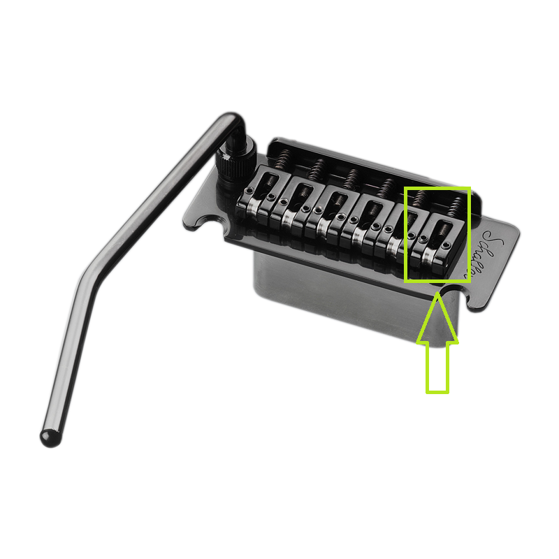 SCHALLER Vintage Tremolo Black SEDLO