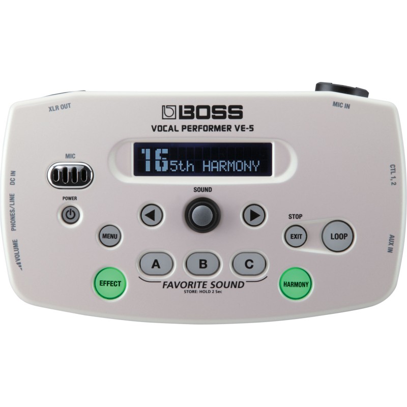 BOSS VE-5 WH Vocal PERFORMER VOKALNI EFEKT