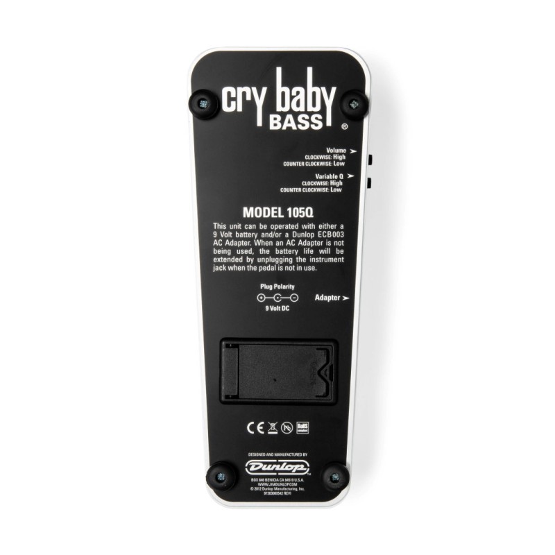 DUNLOP 105Q BASS CRY BABY PEDALA EFEKT