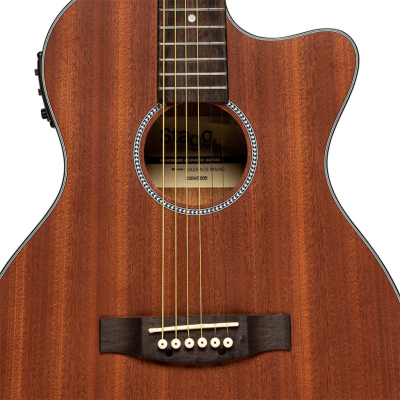 STAGG SA25 ACE MAHOGANY GITARA ELEKTRO-AKUSTIČNA