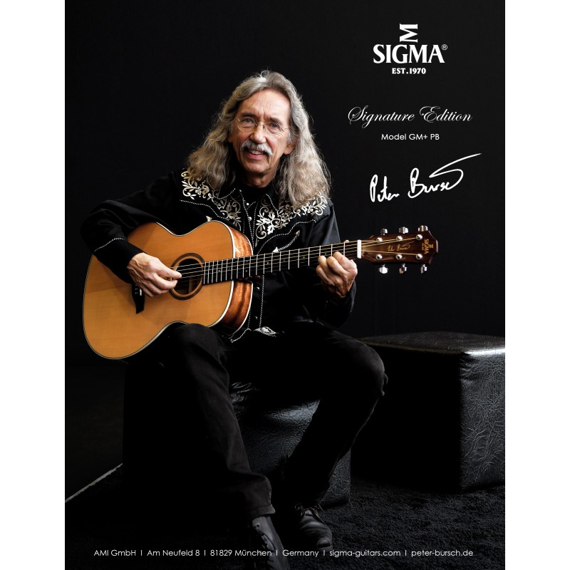SIGMA GM+PB Signature + NAVLAKA GITARA AKUSTIČNA
