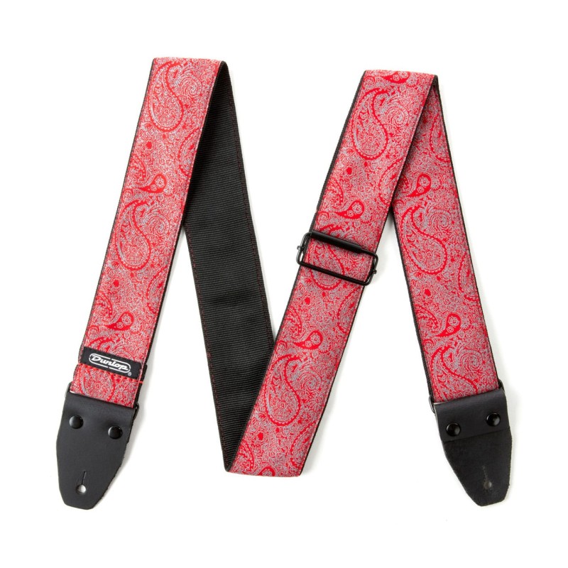 DUNLOP D67-11 JACQUARD PAISLEY RED REMEN