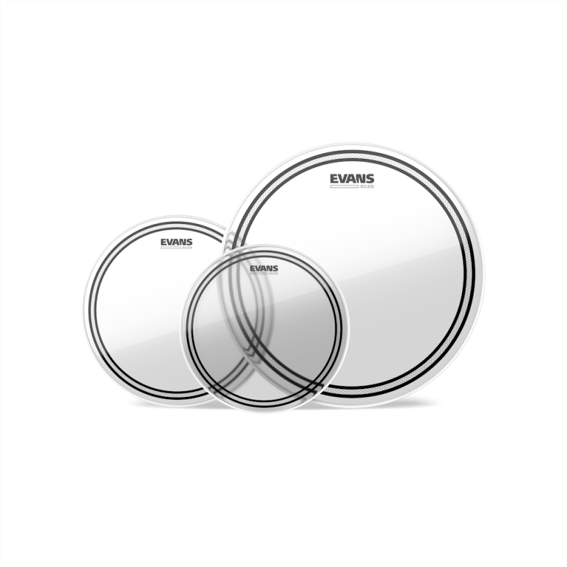 EVANS ETP-EC2SCLR-S PACK 12,13,16 CLEAR PLASTIKE