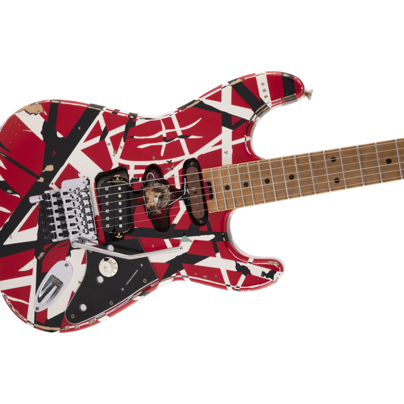 EVH FRANKENSTEIN STRIPED RELIC R/B/W GITARA ELEKTRIČNA