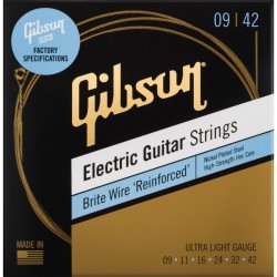 GIBSON GITARA ELEKTRIČNA SEG-BWR9 BRITE WIRE 9-42 ULTRA LIGHT ŽICE