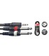 STAGG PATCH SYC6/MPS2P E mini jack ST-2jack KABEL