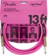 FENDER INSTRUMENT STRUMMER PINK LEOPARD 4 m KABEL