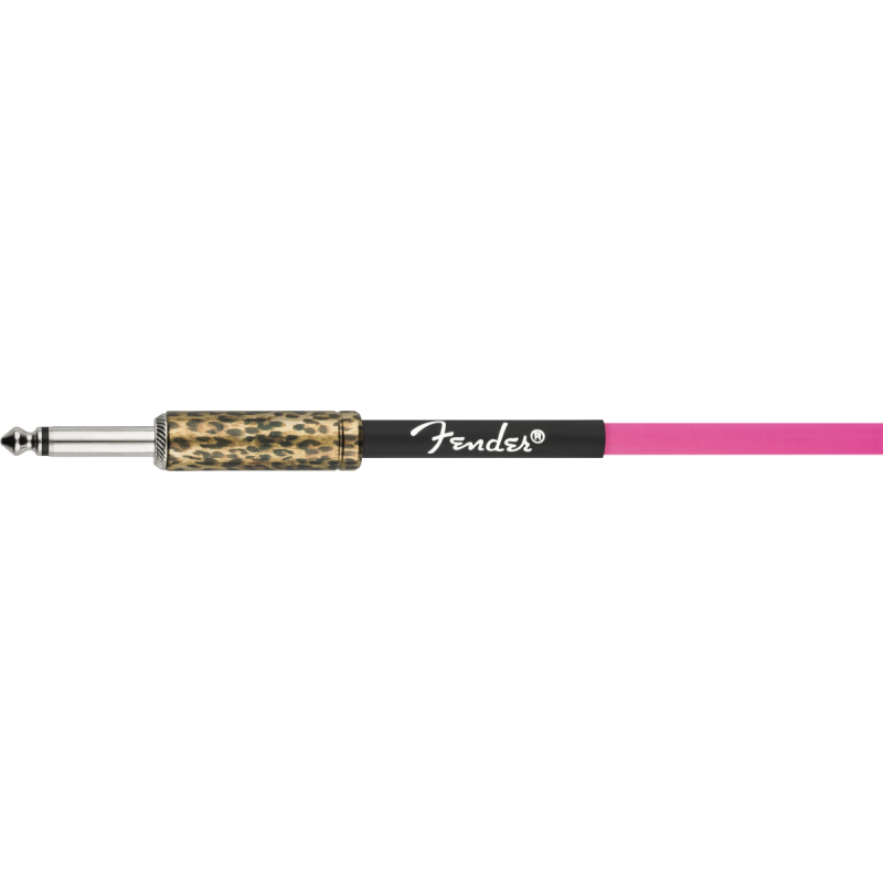 FENDER INSTRUMENT STRUMMER PINK LEOPARD 4 m KABEL