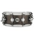 DW COLLECTORS SATIN BLACK OVER BRASS 14X5.5 SNARE