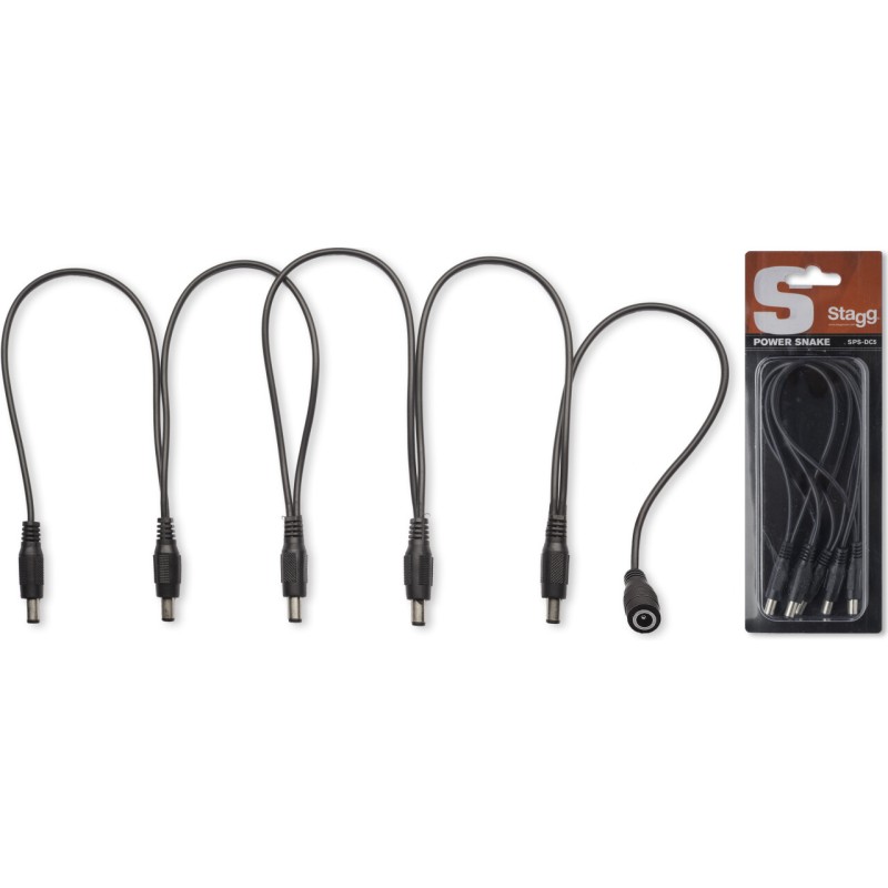 STAGG PATCH. SPS-DC5 5-EFFECT PEDAL KABEL