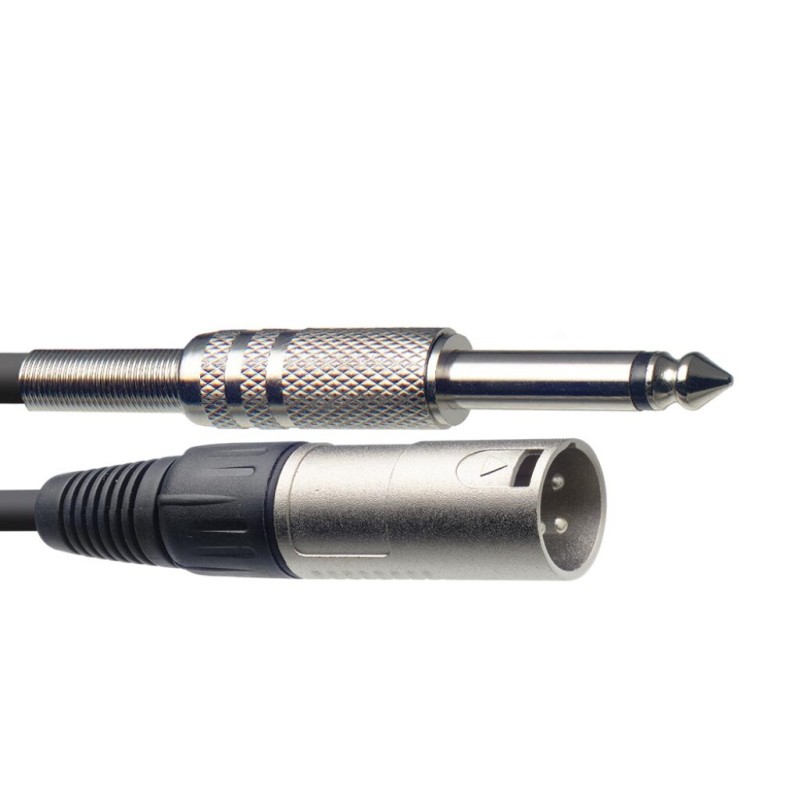 STAGG PATCH. SAC3PXM  jack-xlr M KABEL