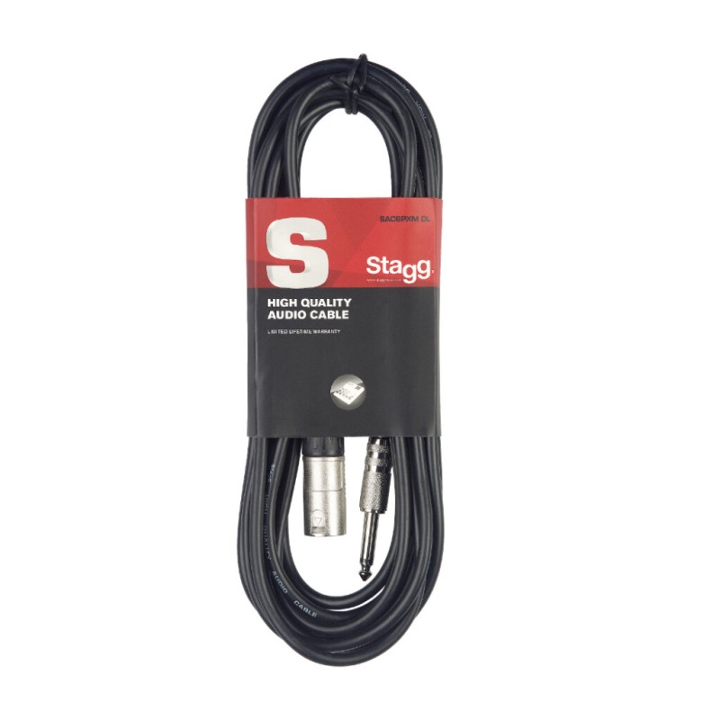 STAGG PATCH. SAC3PXM  jack-xlr M KABEL