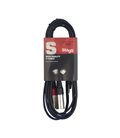 STAGG PATCH SYC3/MPS2XM mini jack - 2 xlrM KABEL