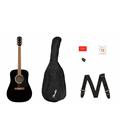 FENDER FA-115 DREADNOUGHT PACK V2 BLACK WN GITARA AKUSTIČNA