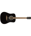 FENDER FA-115 DREADNOUGHT PACK V2 BLACK WN GITARA AKUSTIČNA