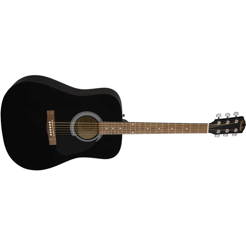 FENDER FA-115 DREADNOUGHT PACK V2 BLACK WN GITARA AKUSTIČNA